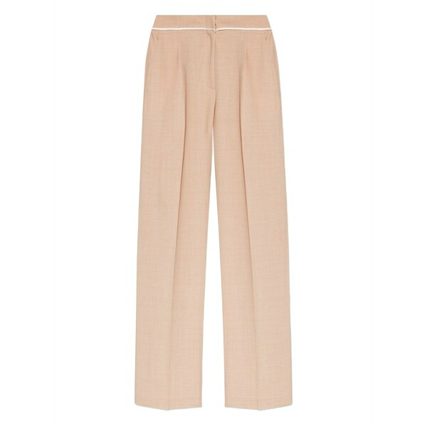 フォルテ フォルテ レディース カジュアルパンツ ボトムス Pleated trousers Pink|asty
