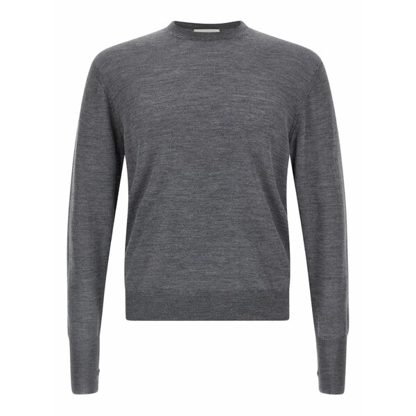 聖処女マリア メンズ プルオーバー トップス Long-sleeve crew-neck t-shirt Grey