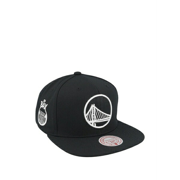 ミッチェル&ネス メンズ 帽子 アクセサリー X nba evergreen golden state warriors snapback cap Black|asty