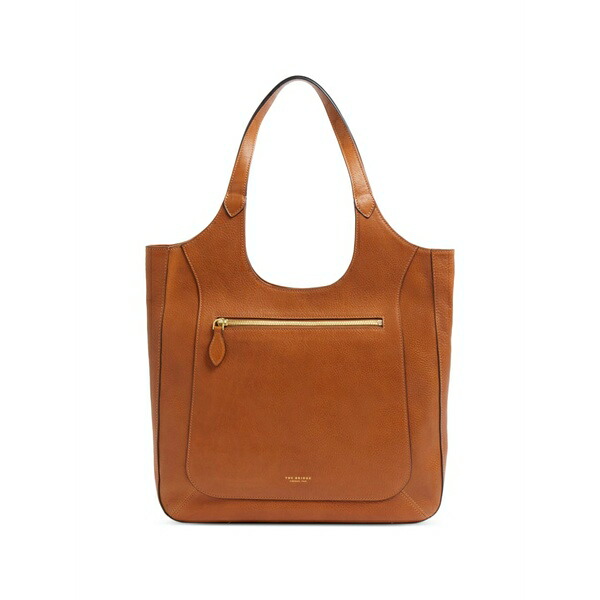 ザ・ブリッジ レディース ショルダーバッグ 御徒面子 Luce soft zip-pocket leather shoulder bag Brown