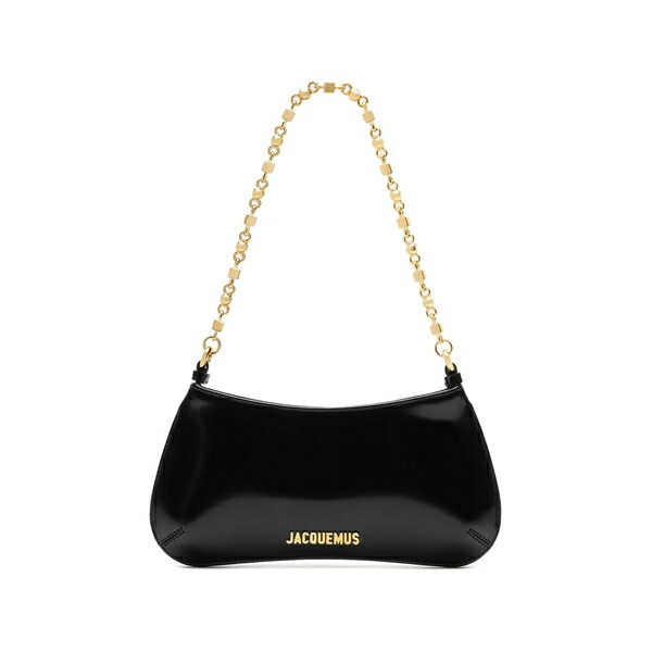 ジャクエムス レディース ショルダーバッグ バッグ Bisou chain shoulder bag Black|asty