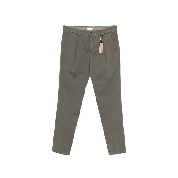 マニュエル リッツ メンズ カジュアルパンツ ボトムス Pleated twill trousers Grey｜asty