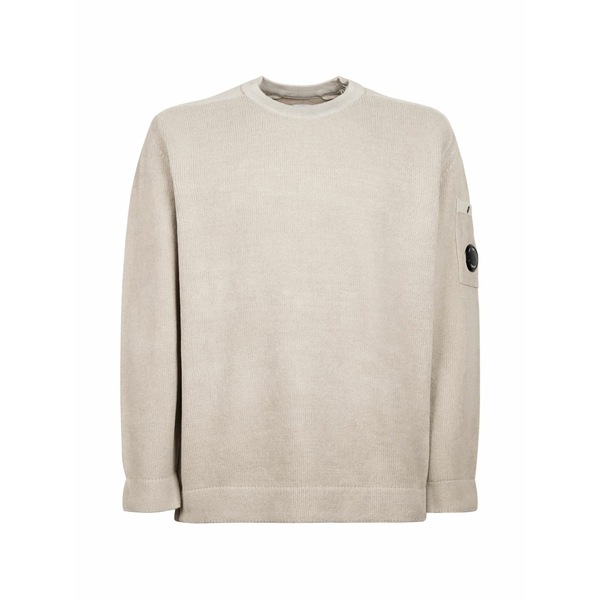 シーピーカンパニー メンズ ニット&セーター アウター Crew-neck sweater Neutrals｜asty