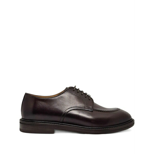 ヘンダーソン・ブラッコ メンズ 御召しものシューズ シューズ Stitched derby shoes Brown