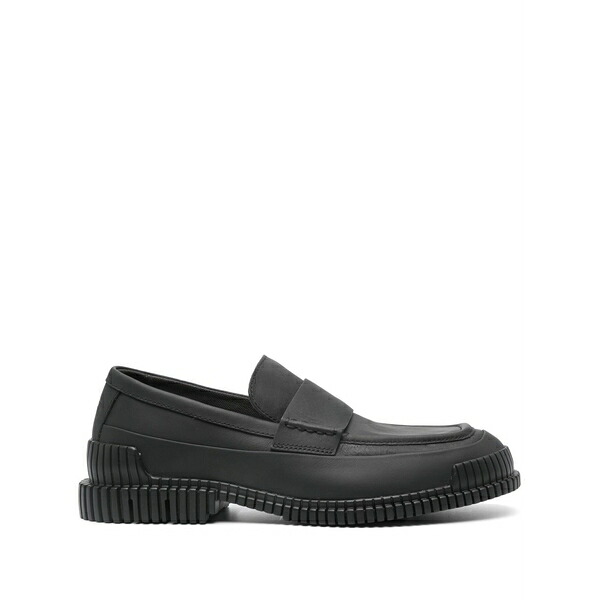 カンペール メンズ スリッポン・ローファー シューズ Pix leather loafers  Black
