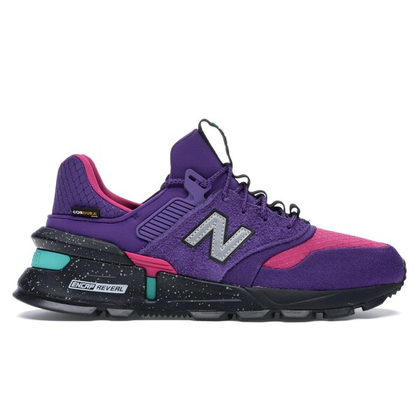 New Balance ニューバランス メンズ スニーカー 【New Balance 997S Cordura Purple Pink】 サイズ US_M_4 Purple/Pink-Turquoise｜asty