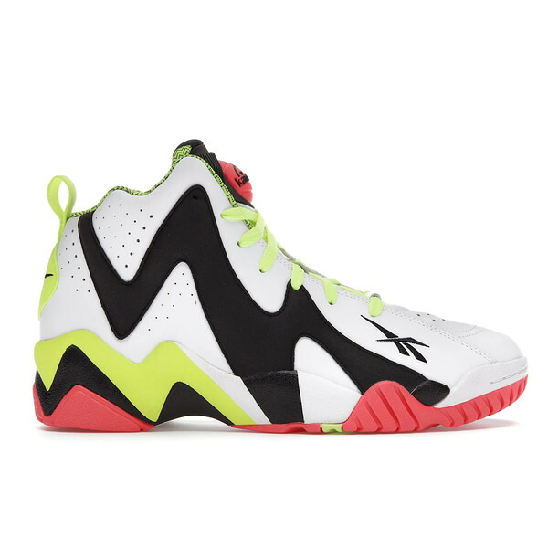 Reebok リーボック メンズ スニーカー  【Reebok Pump Kamikaze 2 Mid White Black Red Yellow】  大きさ US_8.5(26.5糎) White/Black-Red-Yellow