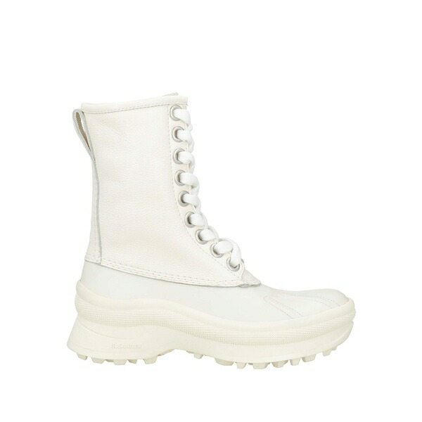 【送料無料】 ジル・サンダー レディース ブーツ シューズ Ankle boots White