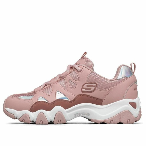Skechers スケッチャーズ レディース スニーカー 【(WMNS) Skechers D Lites 2.0 Low-Top Running Shoes Pink 66666312-MVE】 サイズ US_7(24.0cm)|asty