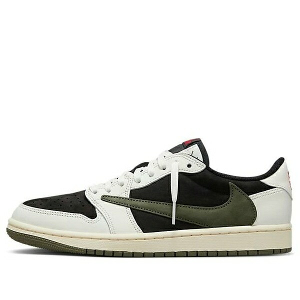 Jordan ジョーダン レディース スニーカー  【(WMNS) Air Jordan 1 Retro Low OG SP x Travis Scott \u0027Medium Olive\u0027 DZ4137-106】  大きさ US_9(26.0糎)