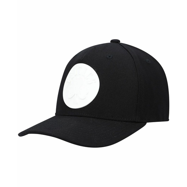 売り込み 新品?正規品 ミッチェルネス メンズ 帽子 アクセサリー Men's Black Boston Celtics Casper Stretch Snapback Hat gai-na.com gai-na.com