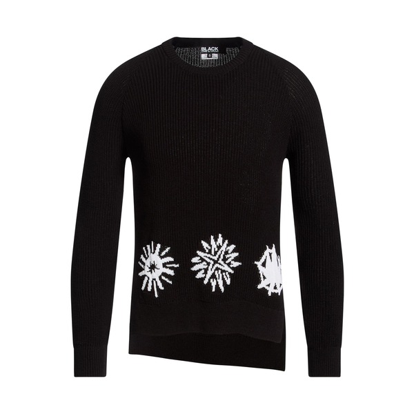 【貨物輸送無料】 コムデ給仕 メンズ 編み物\u0026プルオーバー アウター Sweaters Black