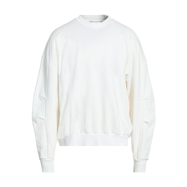 【貨物輸送無料】 白いこと沙子 メンズ パーカー・スウェットシャツ アウター Sweatshirts White