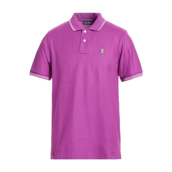 【貨物輸送無料】 サイコバニー メンズ プルオーバー トップス Polo shirts Purple