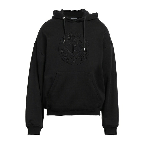 【貨物輸送無料】 ロベルトカヴァリ メンズ パーカー・スウェットシャツ アウター Sweatshirts Black