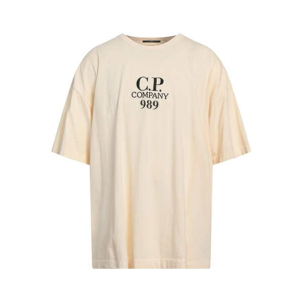 【送料無料】 シーピーカンパニー メンズ Tシャツ トップス T-shirts White｜asty