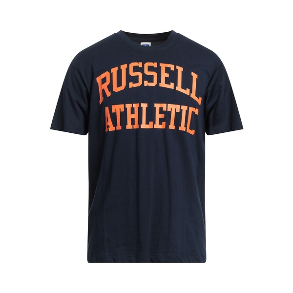 【貨物輸送無料】 ラッセル アスレティック メンズ ティーシャツ トップス T-shirts Blue