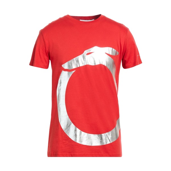 【貨物輸送無料】 トラサルディ メンズ ティーシャツ トップス T-shirts Red