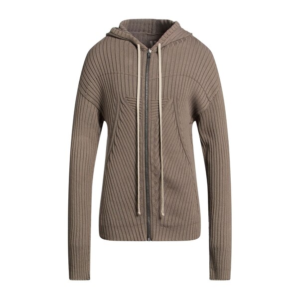 【貨物輸送無料】 リックオウエンス メンズ ジレー アウター Cardigans Grey