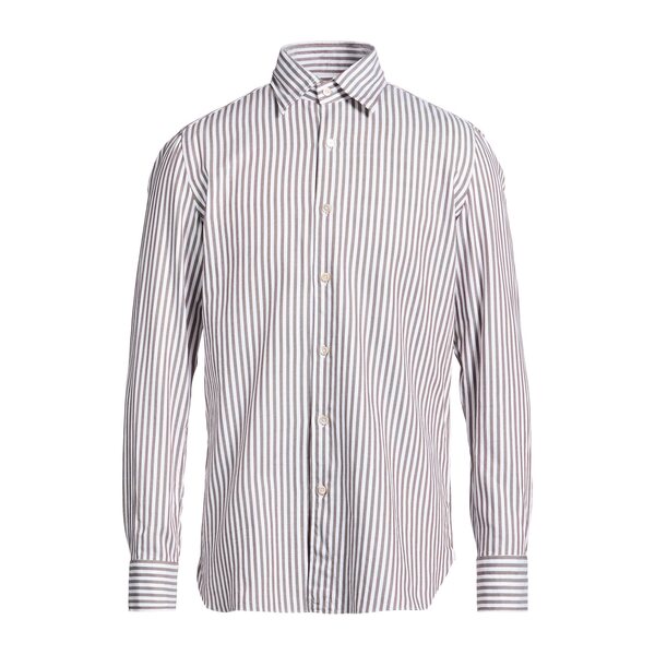【貨物輸送無料】 ルイジ ボレッリ ナポリ メンズ プルオーバー トップス Shirts Brown