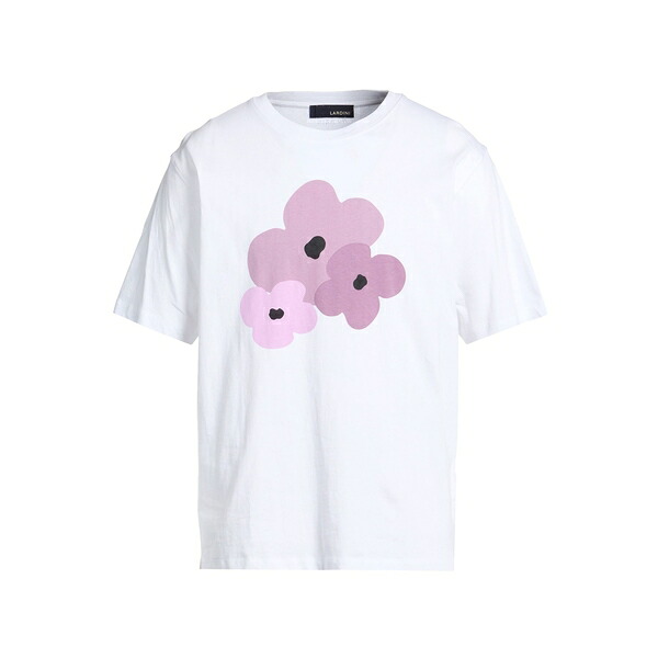【貨物輸送無料】 ラルディーニ メンズ プルオーバー トップス T-shirts White