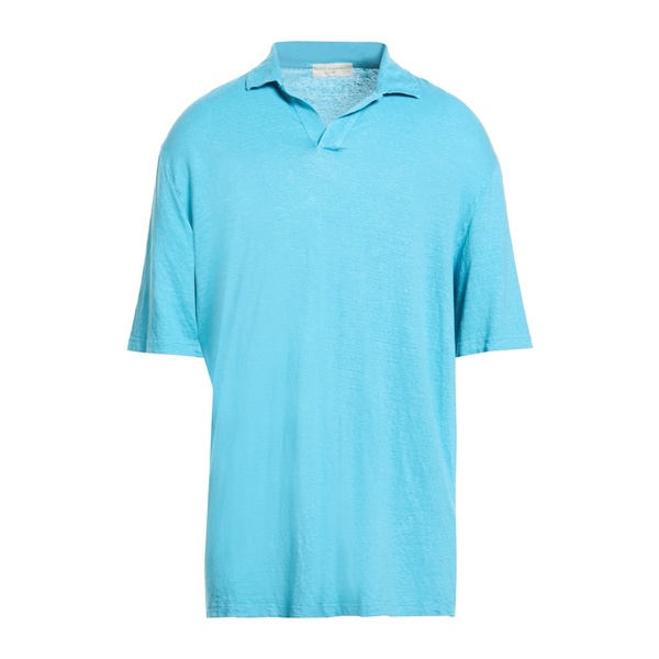 【貨物輸送無料】 フィリッポ デ ラウレンティス メンズ プルオーバー トップス Polo shirts Azure