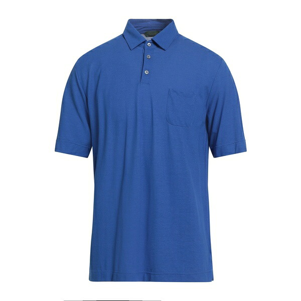 【送料無料】 ザノーネ メンズ Tシャツ トップス Polo shirts Blue｜asty 33,020円