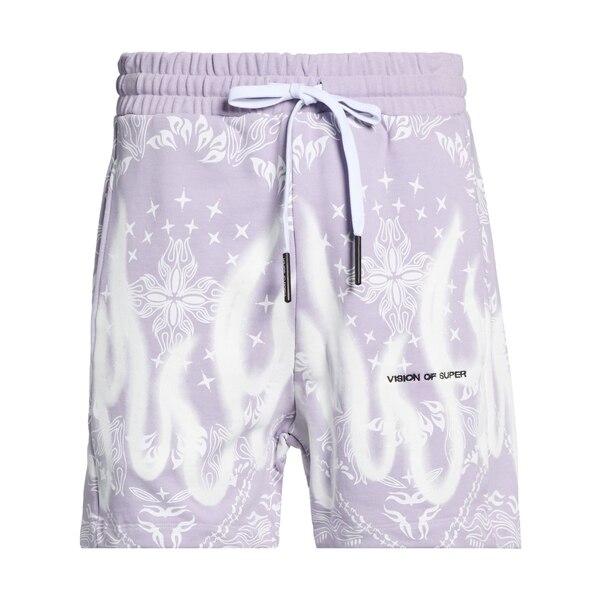 【貨物輸送無料】 ヴィジョン・オブ・スーパー メンズ 心地好いズボン下 ボトムス Shorts \u0026 Bermuda Shorts Purple