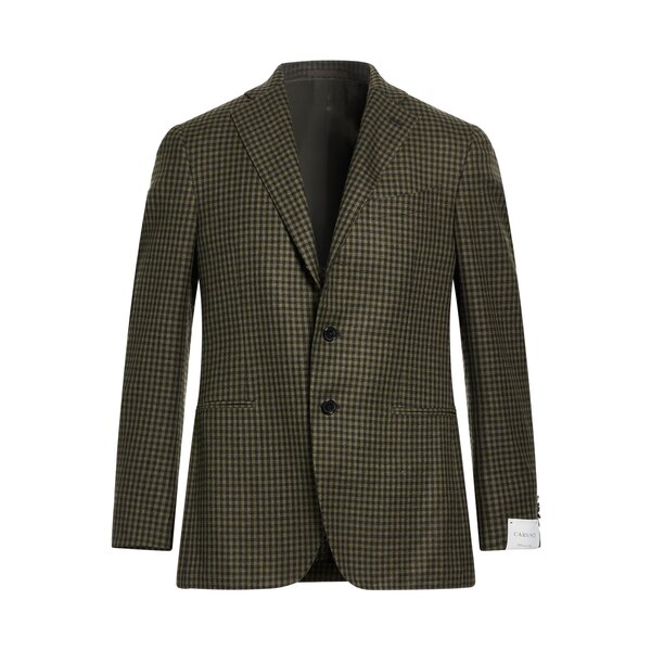 【貨物輸送無料】 カルーゾ メンズ 上衣＆上衣 アウター Blazers Green