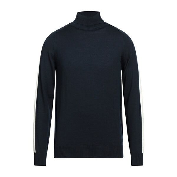 【貨物輸送無料】 アンジェロ ナルデッリ メンズ 編み物\u0026スウェーター アウター Turtlenecks Blue ニット・セーター-メンズファッション