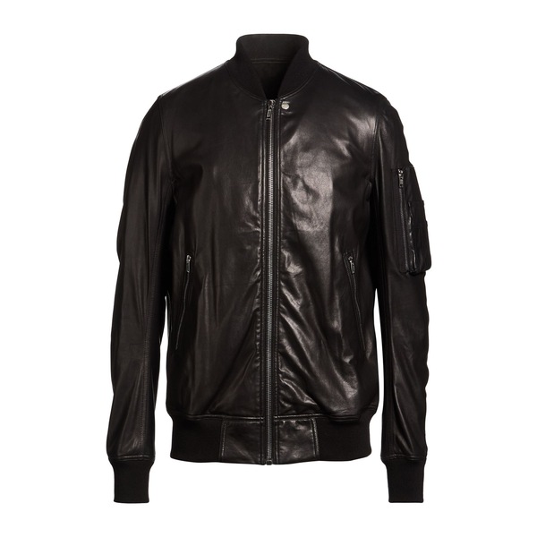 【貨物輸送無料】 リックオウエンス メンズ 上衣＆上衣 アウター Jackets Black