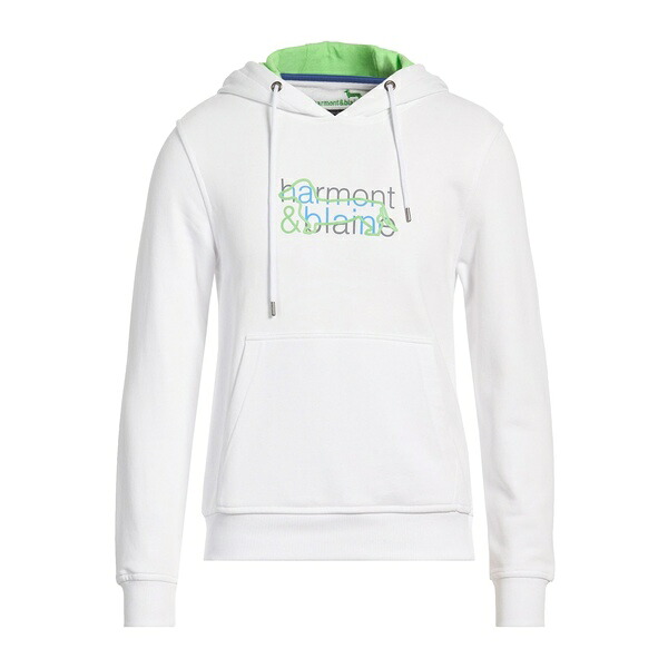 【送料無料】 ハーモント & ブレイン メンズ パーカー・スウェットシャツ アウター Sweatshirts White|asty