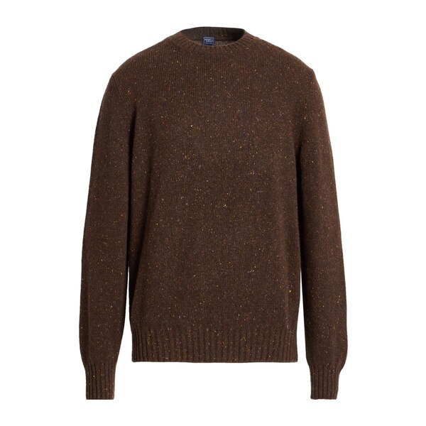 【貨物輸送無料】 フェデーリ メンズ 編み物\u0026スウェーター アウター Sweaters Brown