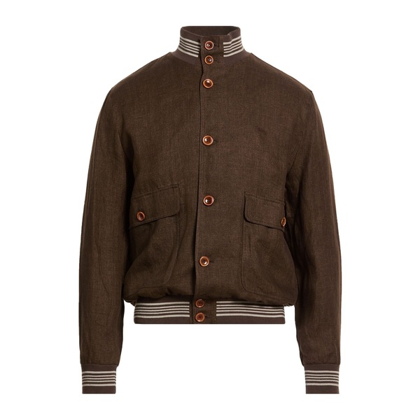 【送料無料】 ハーモント & ブレイン メンズ ジャケット&ブルゾン アウター Jackets Brown|asty