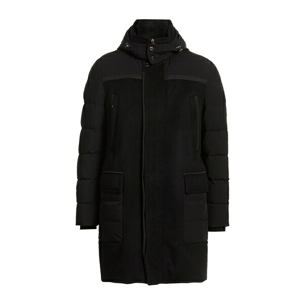 【貨物輸送無料】 ムーレー メンズ 上衣＆上衣 アウター Coats Black