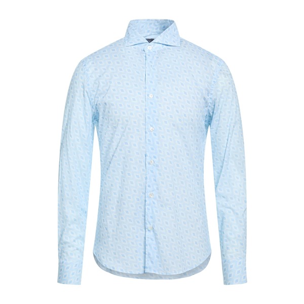 【貨物輸送無料】 フェデーリ メンズ プルオーバー トップス Shirts Azure