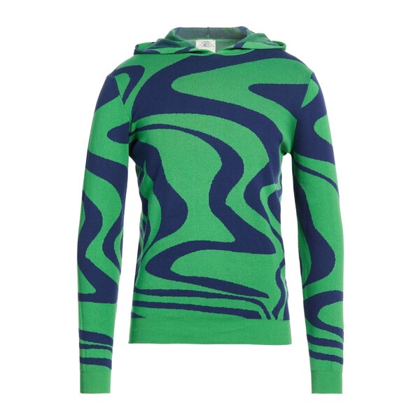 【送料無料】 エムキュージェイ メンズ ニット&セーター アウター Sweaters Green|asty