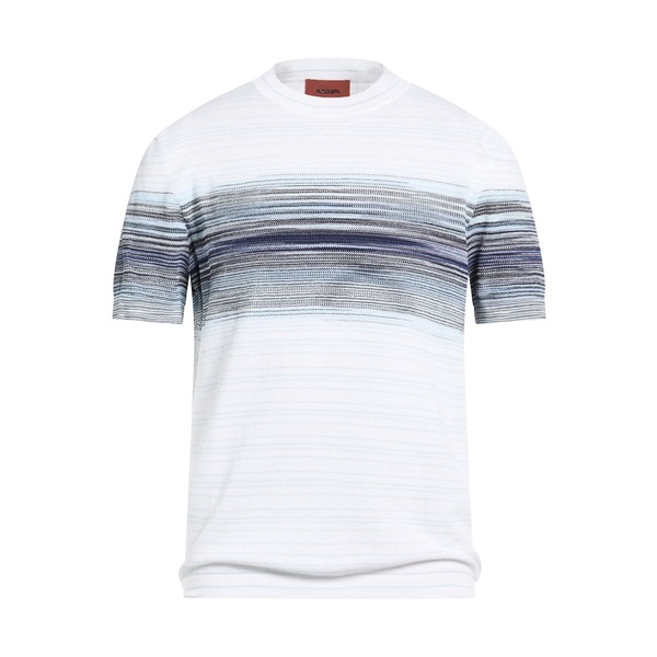 【貨物輸送無料】 ミッソーニ メンズ 編み物\u0026プルオーバー アウター Sweaters White