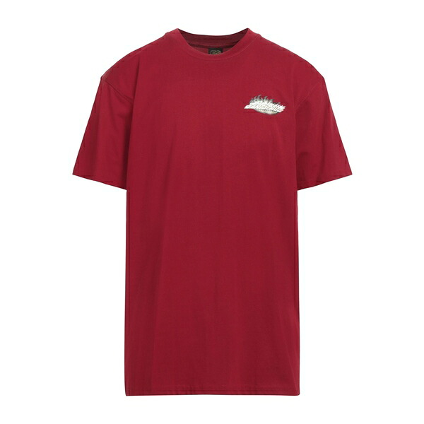 【貨物輸送無料】 サンタ渡航 メンズ ティーシャツ トップス T-shirts Red