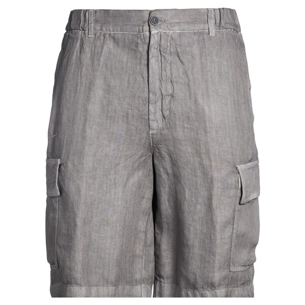 【送料無料】 １２０％リノ メンズ カジュアルパンツ ボトムス Shorts & Bermuda Shorts Grey｜asty