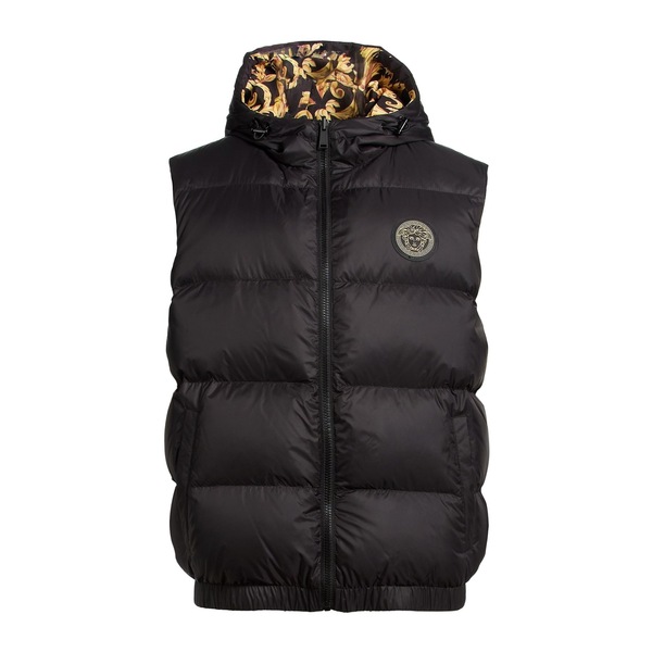 【貨物輸送無料】 ヴェルサーチ メンズ 上衣＆上衣 アウター Vests Black