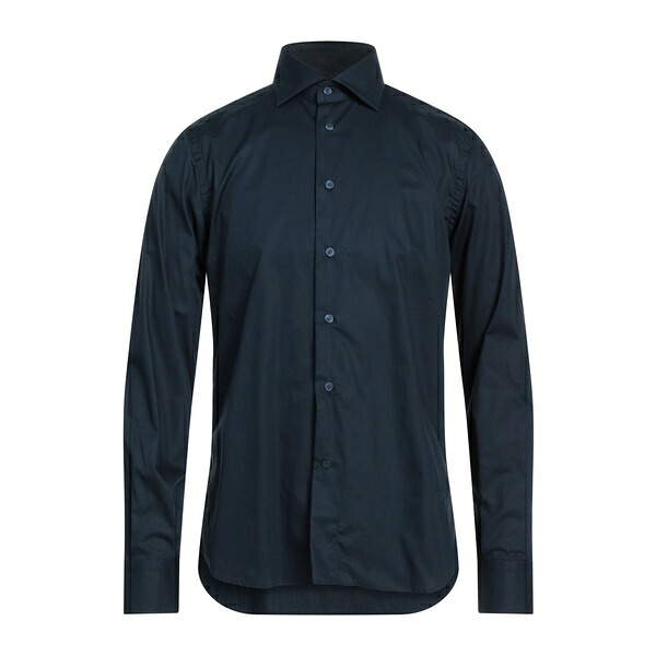 【送料無料】 アンジェロ ナルデッリ メンズ シャツ トップス Shirts Blue｜asty 14,686円