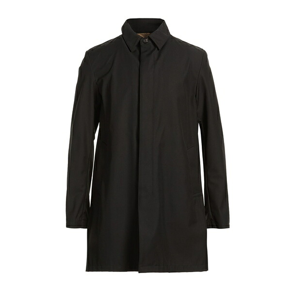 【貨物輸送無料】 エーディーディーダウン メンズ 上衣＆上衣 アウター Overcoats \u0026 Trench Coats Black
