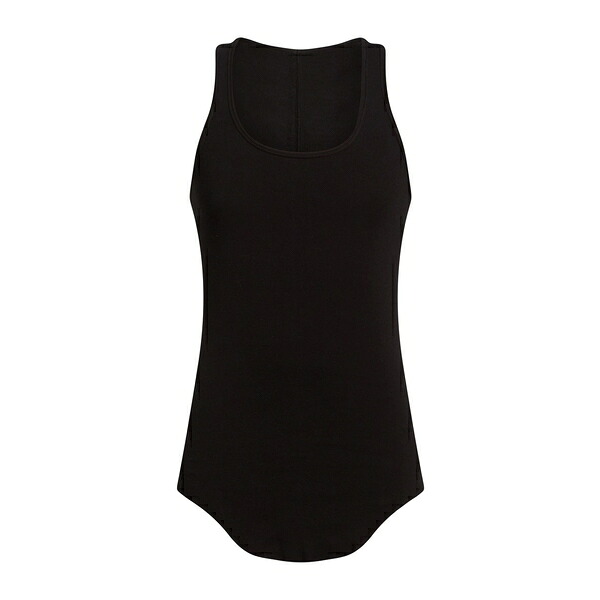 【送料無料】 リックオウエンス メンズ Tシャツ トップス Tank tops Black｜asty 31,720円
