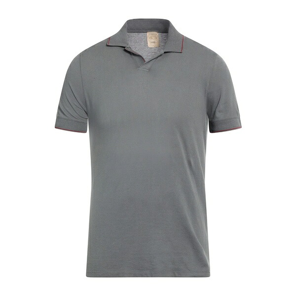 【送料無料】 エイチ953 メンズ Tシャツ トップス Polo shirts Grey|asty