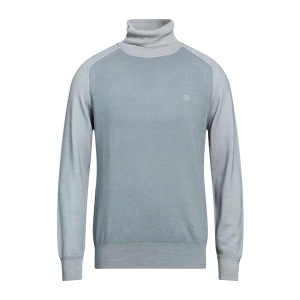 【貨物輸送無料】 エトロ メンズ 編み物\u0026プルオーバー アウター Turtlenecks Grey