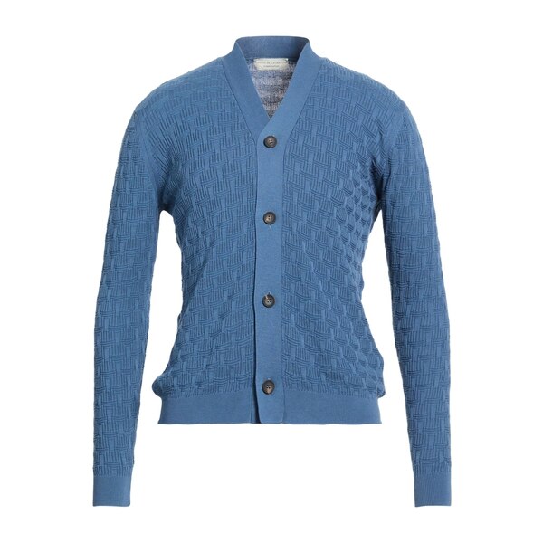 【貨物輸送無料】 フィリッポ デ ラウレンティス メンズ ジレー アウター Cardigans Blue