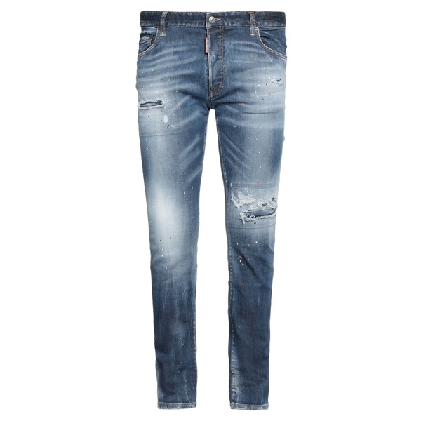 【送料無料】 ディースクエアード メンズ デニムパンツ ボトムス Jeans Blue|asty
