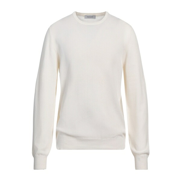 【貨物輸送無料】 グランサッソ メンズ 編み物\u0026スウェーター アウター Sweaters White