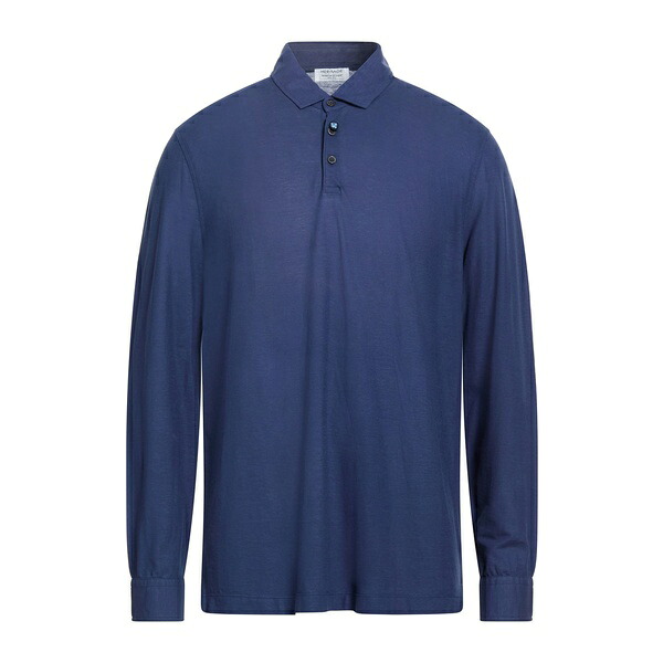 【貨物輸送無料】 ヘリテージ メンズ プルオーバー トップス Polo shirts Blue